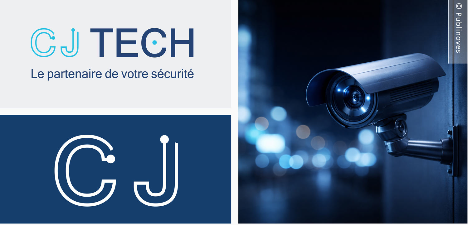 logotype cj technologie creation logo technologie