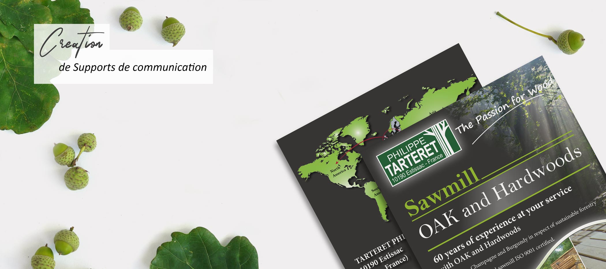 plaquette commerciale scierie