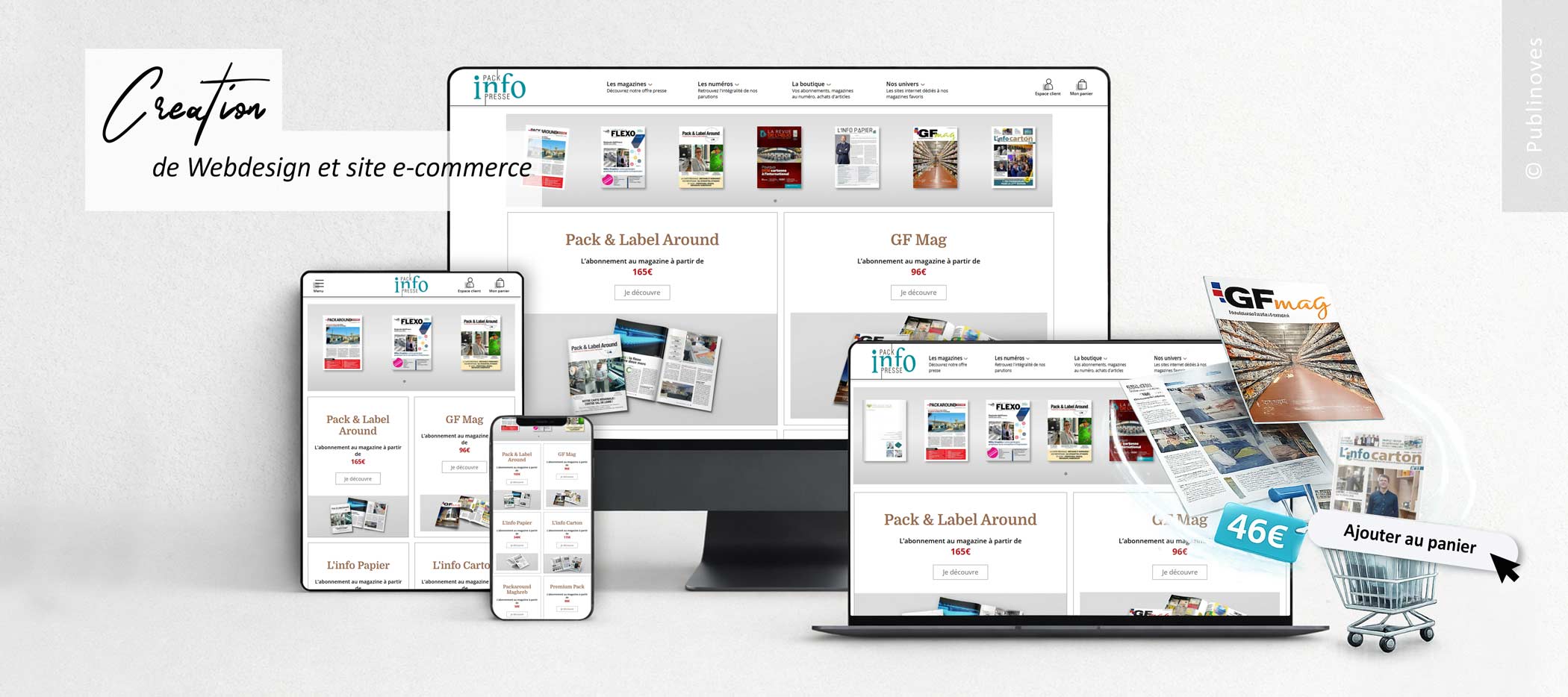 creation site e-commerce